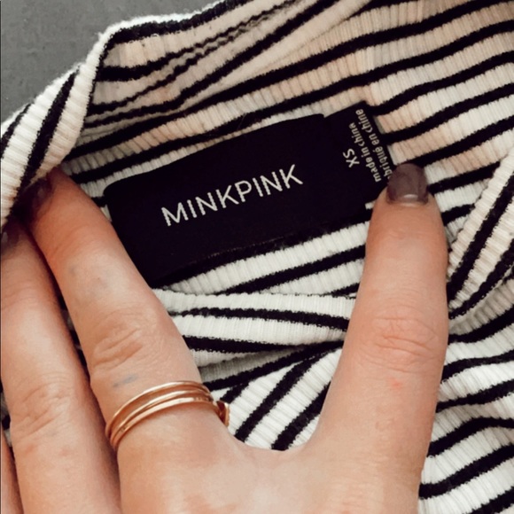 MINKPINK striped cutout dress - Picture 3 of 4